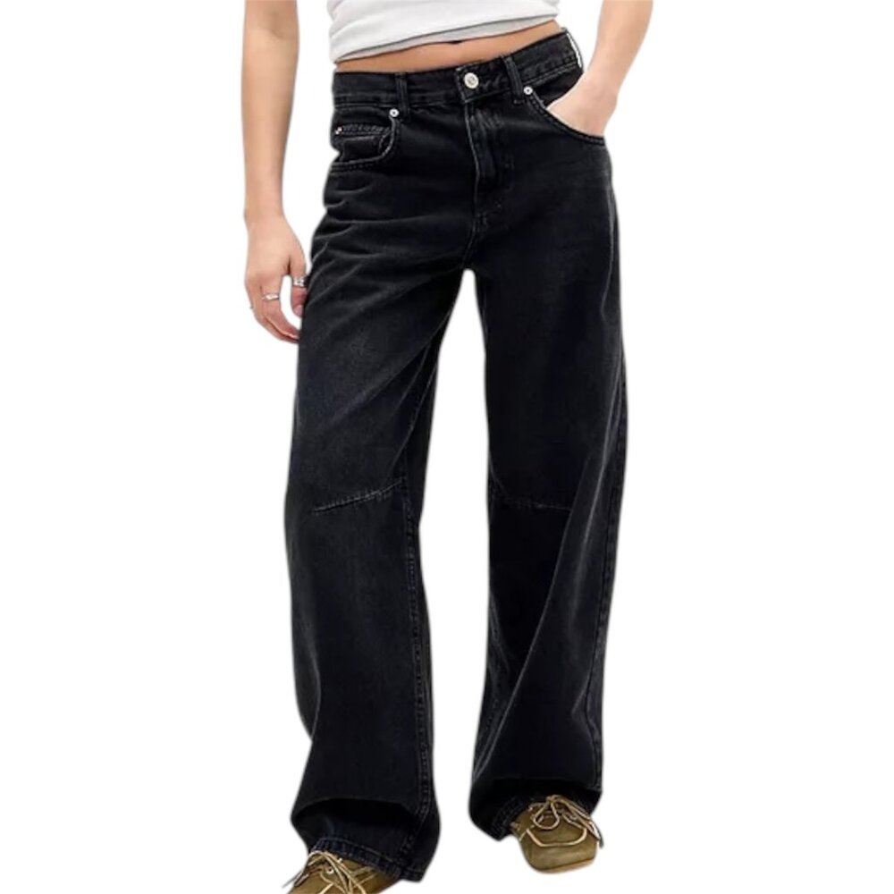 NWT BDG Urban Outfitters Black Corduroy Pants Straight Leg — Size 10